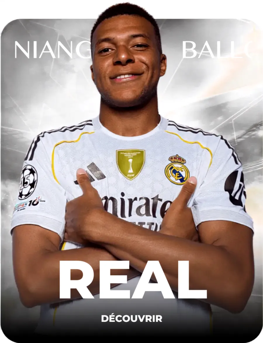 Maillot real - Dakar, Sénégal - Niang Ballo